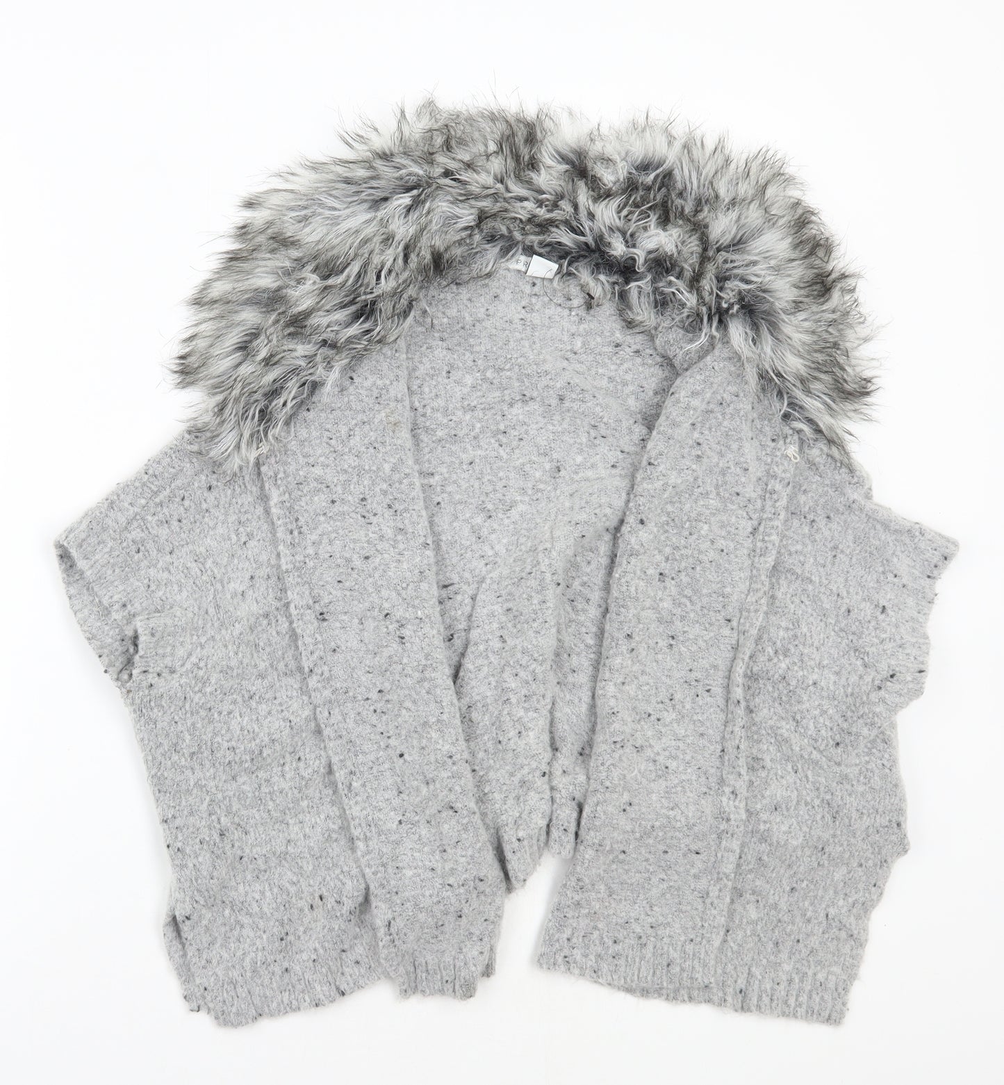 Primark Girls Grey   Cardigan Jumper Size 8-9 Years