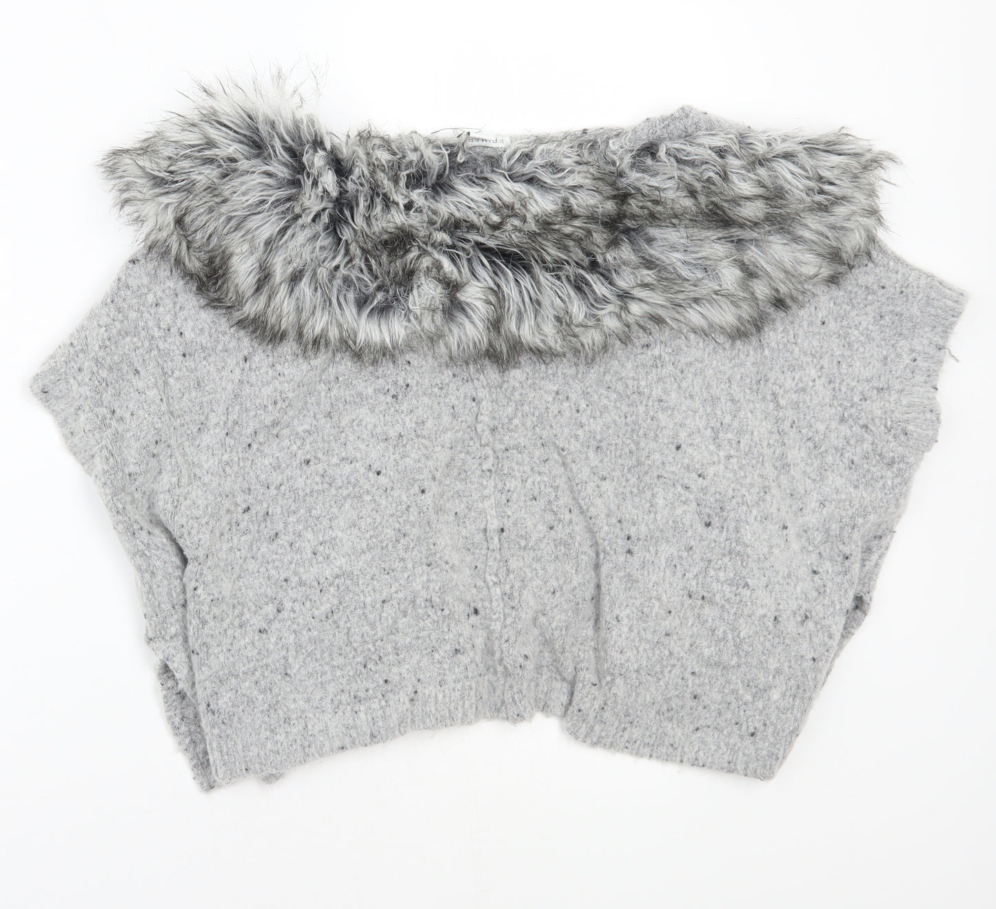 Primark Girls Grey   Cardigan Jumper Size 8-9 Years