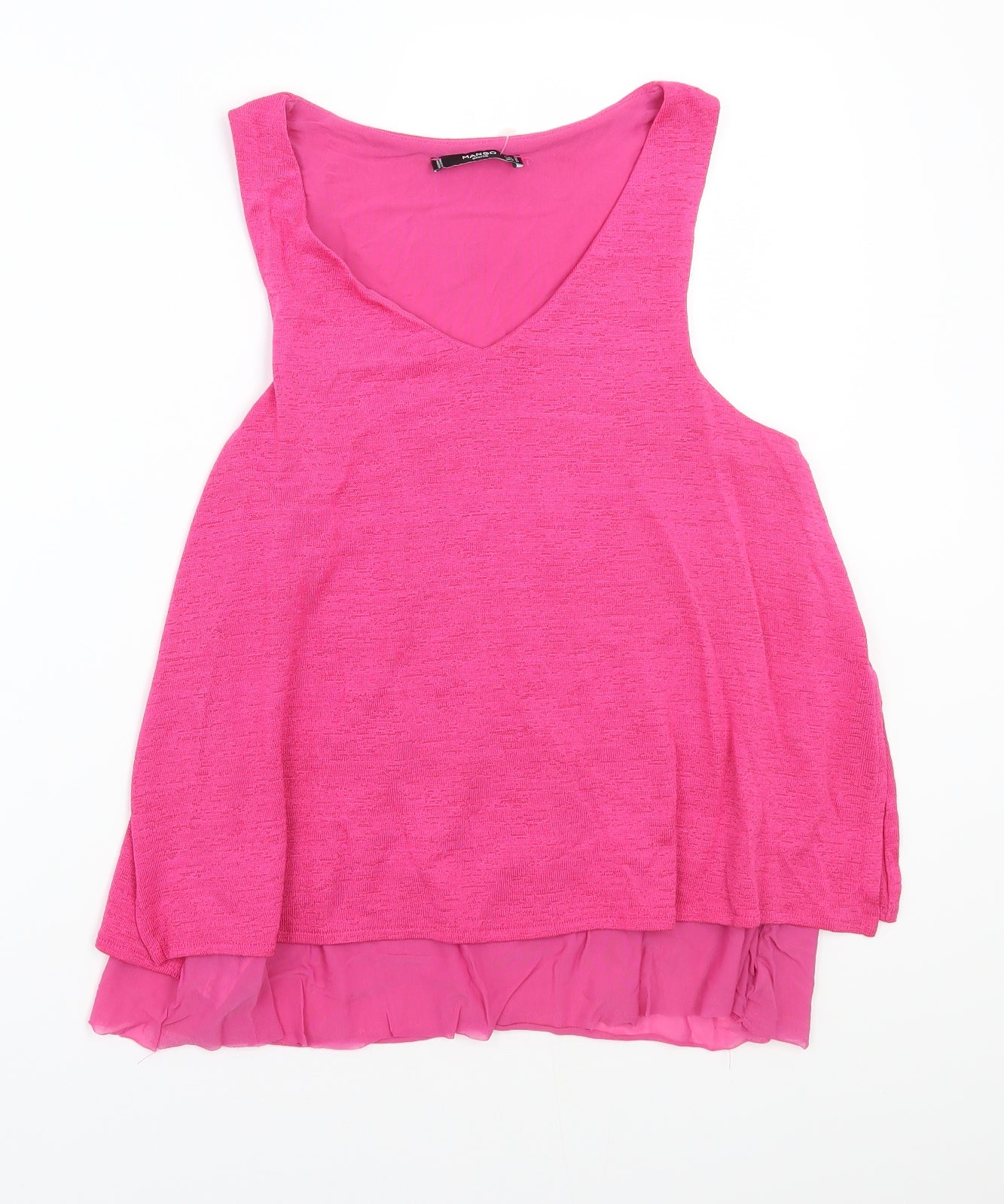 Mango Womens Pink   Basic T-Shirt Size M