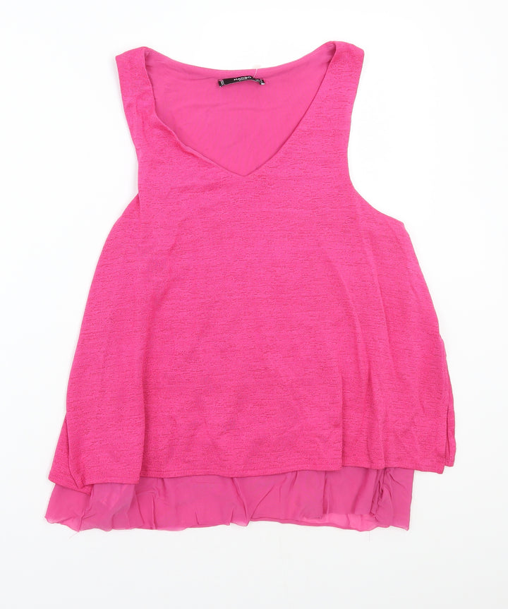 Mango Womens Pink   Basic T-Shirt Size M