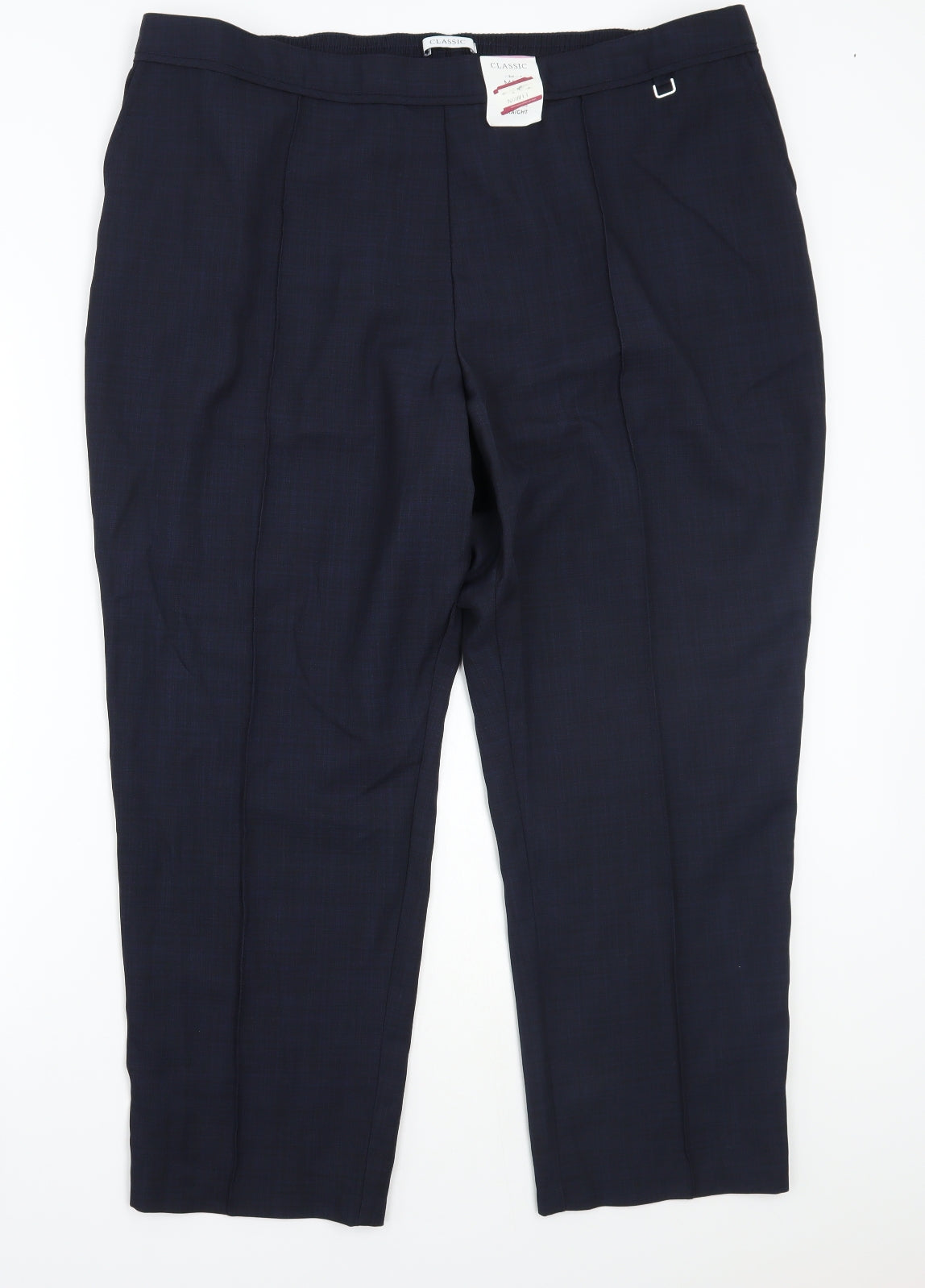 Marks and Spencer Womens Blue   Trousers  Size 22 L27 in