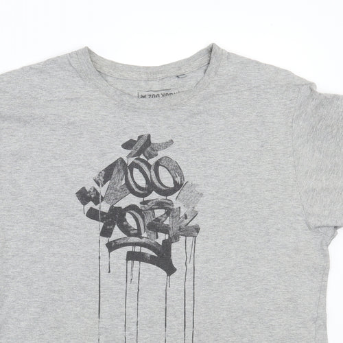 Zoo York Mens Grey    T-Shirt Size XL