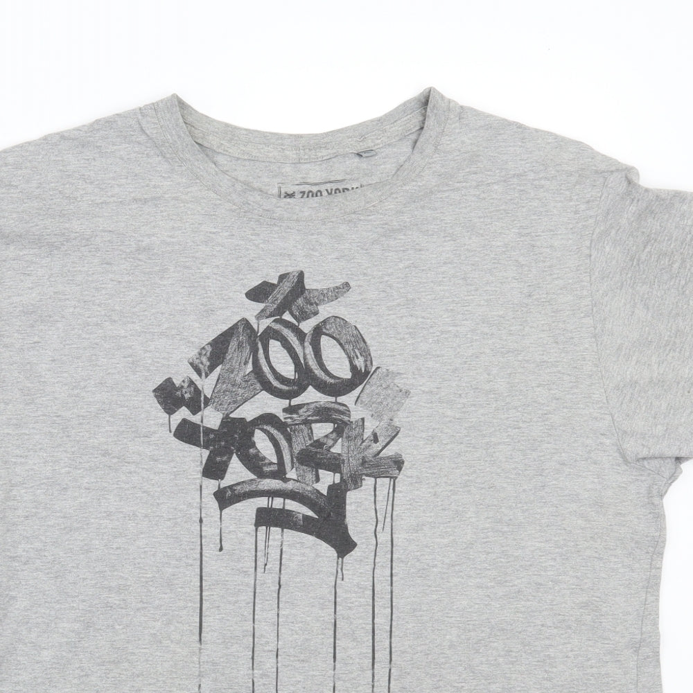 Zoo York Mens Grey    T-Shirt Size XL