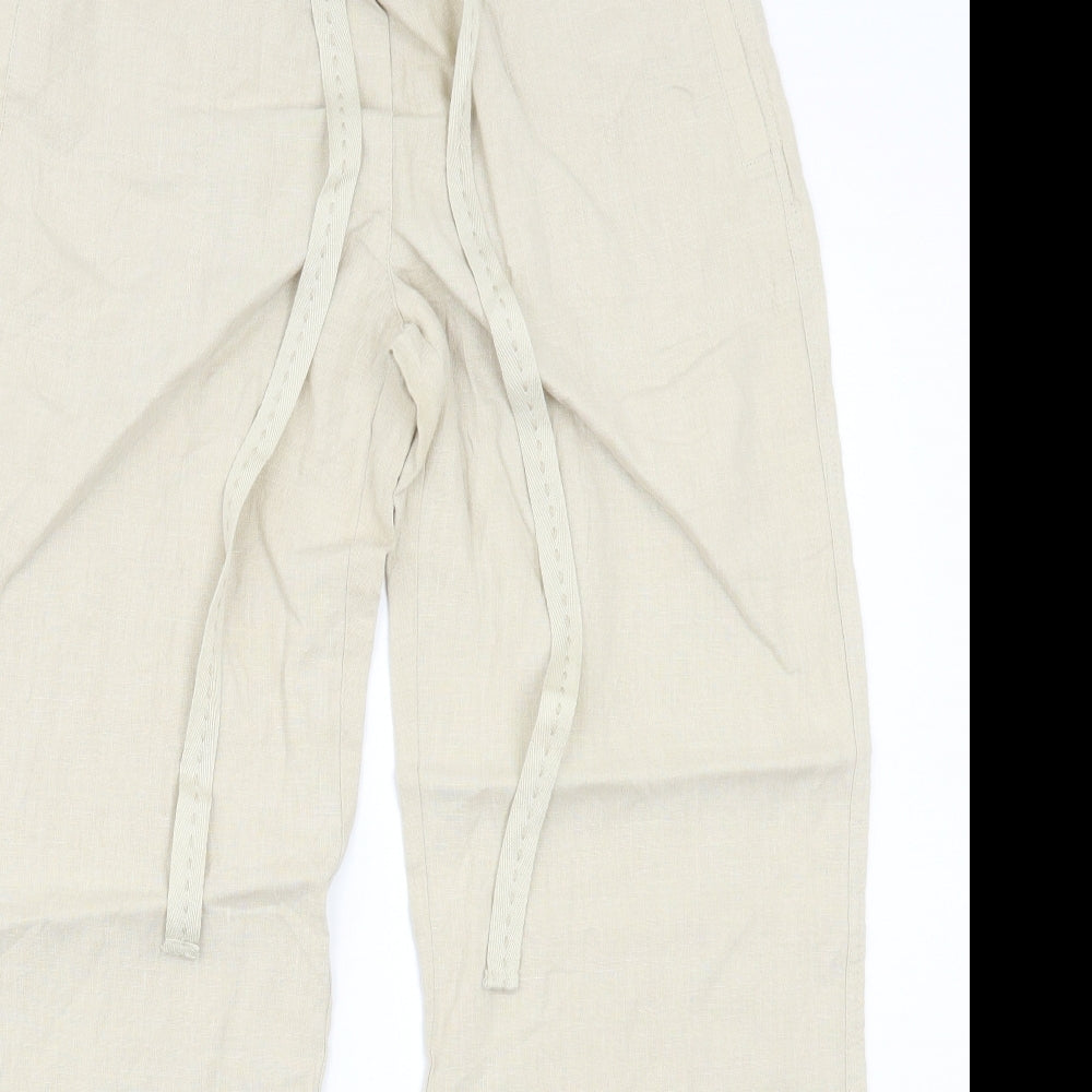 Moda Womens Beige   Trousers  Size 14 L27 in
