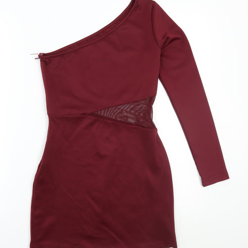 Glamourous Womens Red   A-Line  Size 8