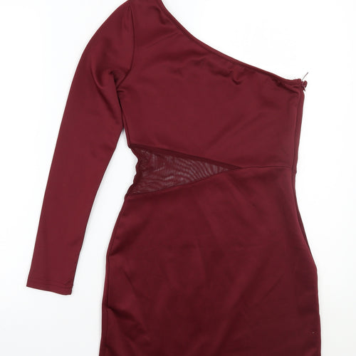 Glamourous Womens Red   A-Line  Size 8