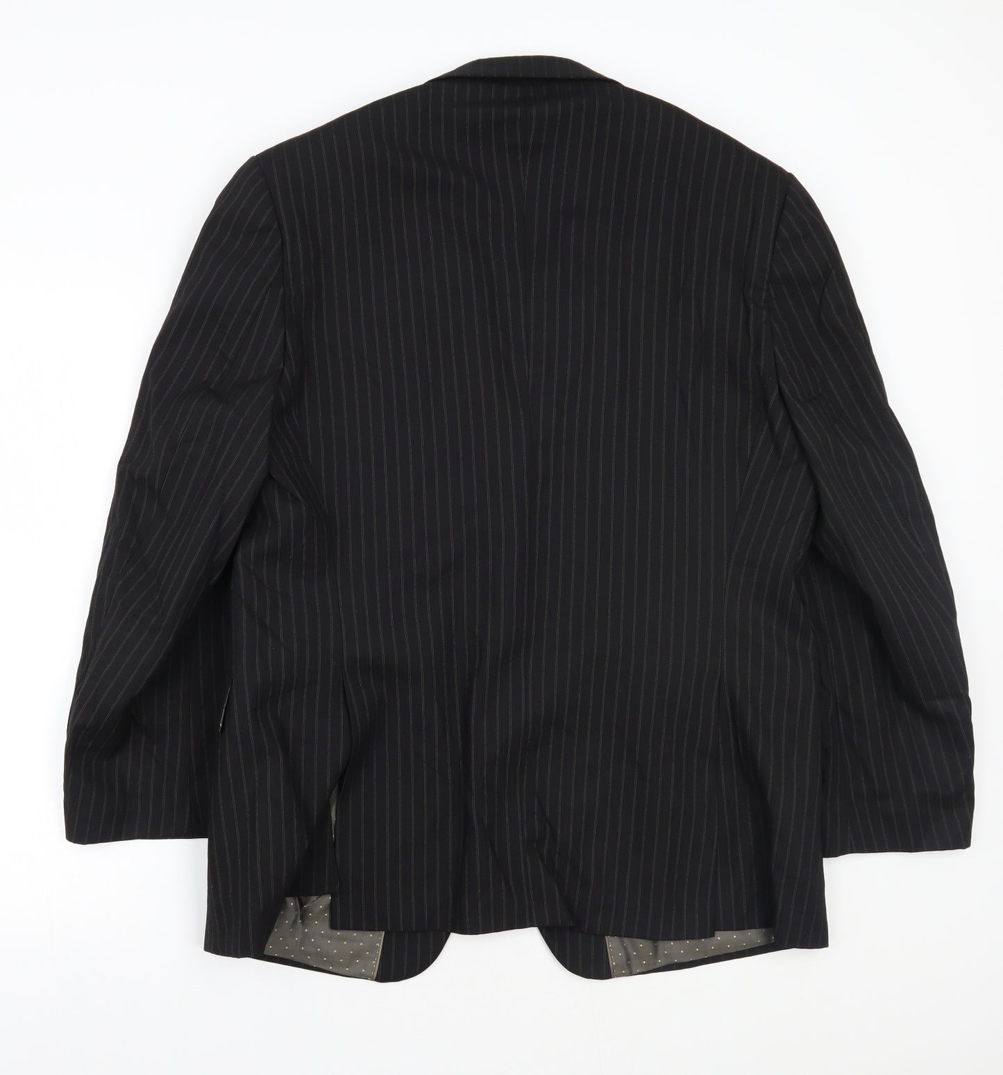 Preworn Mens Black   Jacket Suit Jacket Size 44
