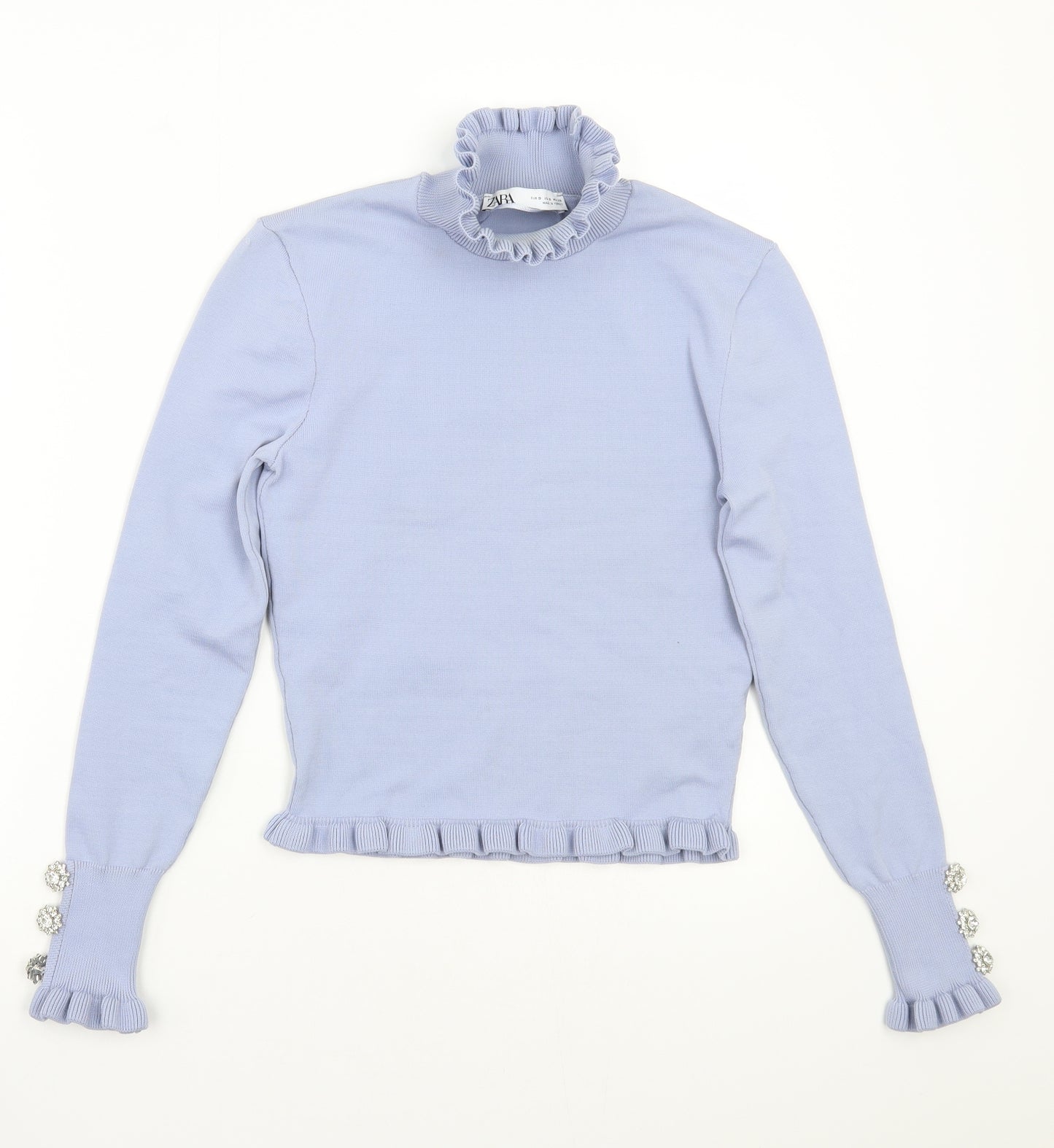 Zara Womens Blue   Basic T-Shirt Size S