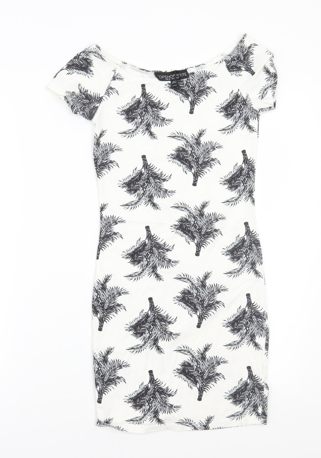 Topshop Womens White   A-Line  Size 8