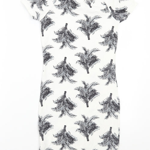 Topshop Womens White   A-Line  Size 8