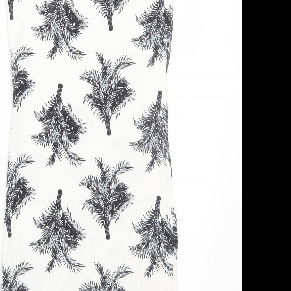 Topshop Womens White   A-Line  Size 8
