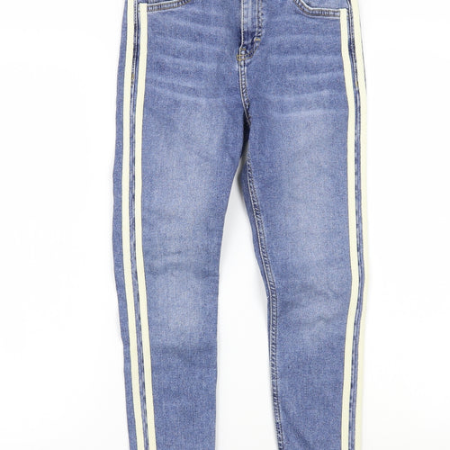 Topshop Womens Blue   Skinny Jeans Size 26 L24 in