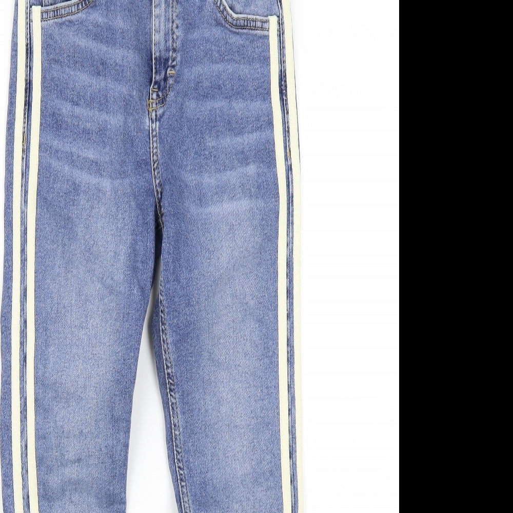 Topshop Womens Blue   Skinny Jeans Size 26 L24 in