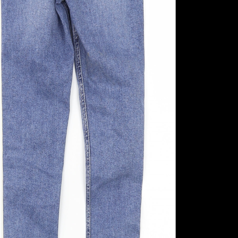Topshop Womens Blue   Skinny Jeans Size 26 L24 in