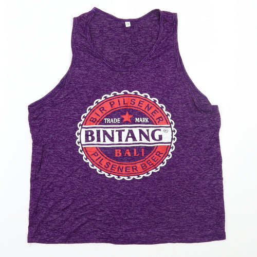Preworn Womens Purple   Basic T-Shirt Size S