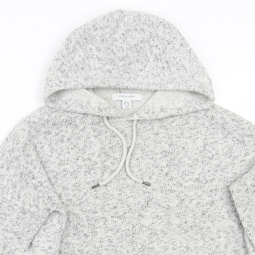 Primark Womens Grey   Pullover Hoodie Size S