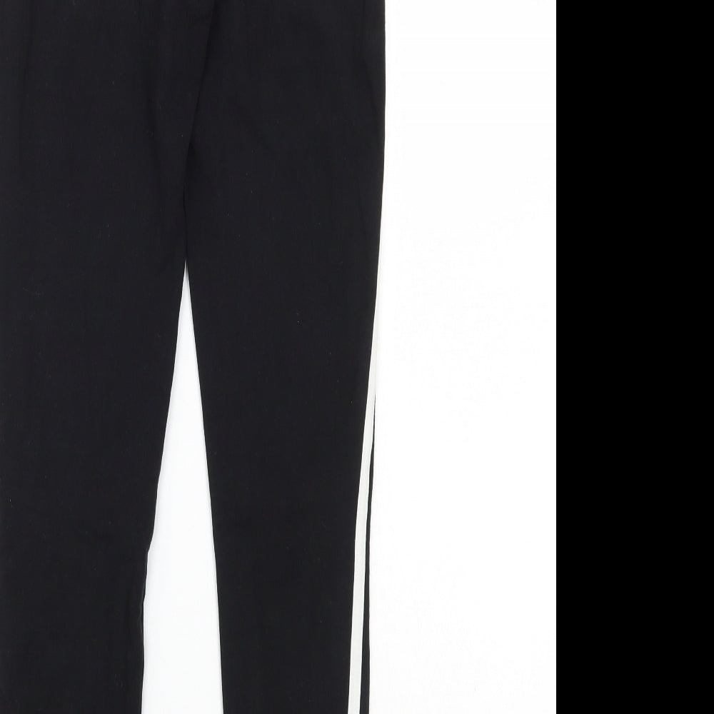 Newlook Womens Black  Ramie Jegging Leggings Size 10 L26 in