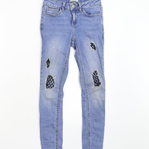 New Look Girls Blue  Denim Skinny Jeans Size 9 Years