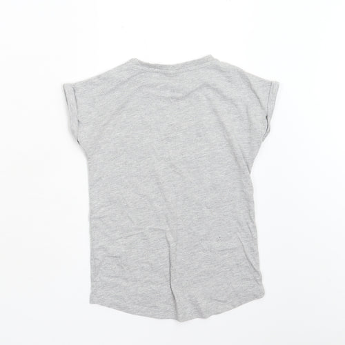 TU Girls Grey   Basic T-Shirt Size 9 Years  - Be Kind