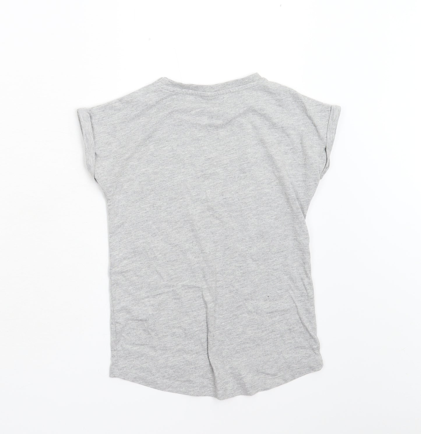 TU Girls Grey   Basic T-Shirt Size 9 Years  - Be Kind