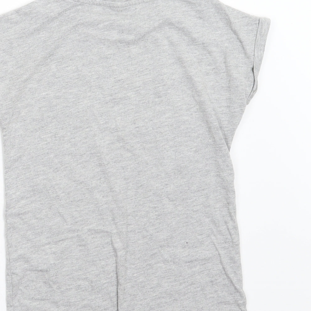 TU Girls Grey   Basic T-Shirt Size 9 Years  - Be Kind