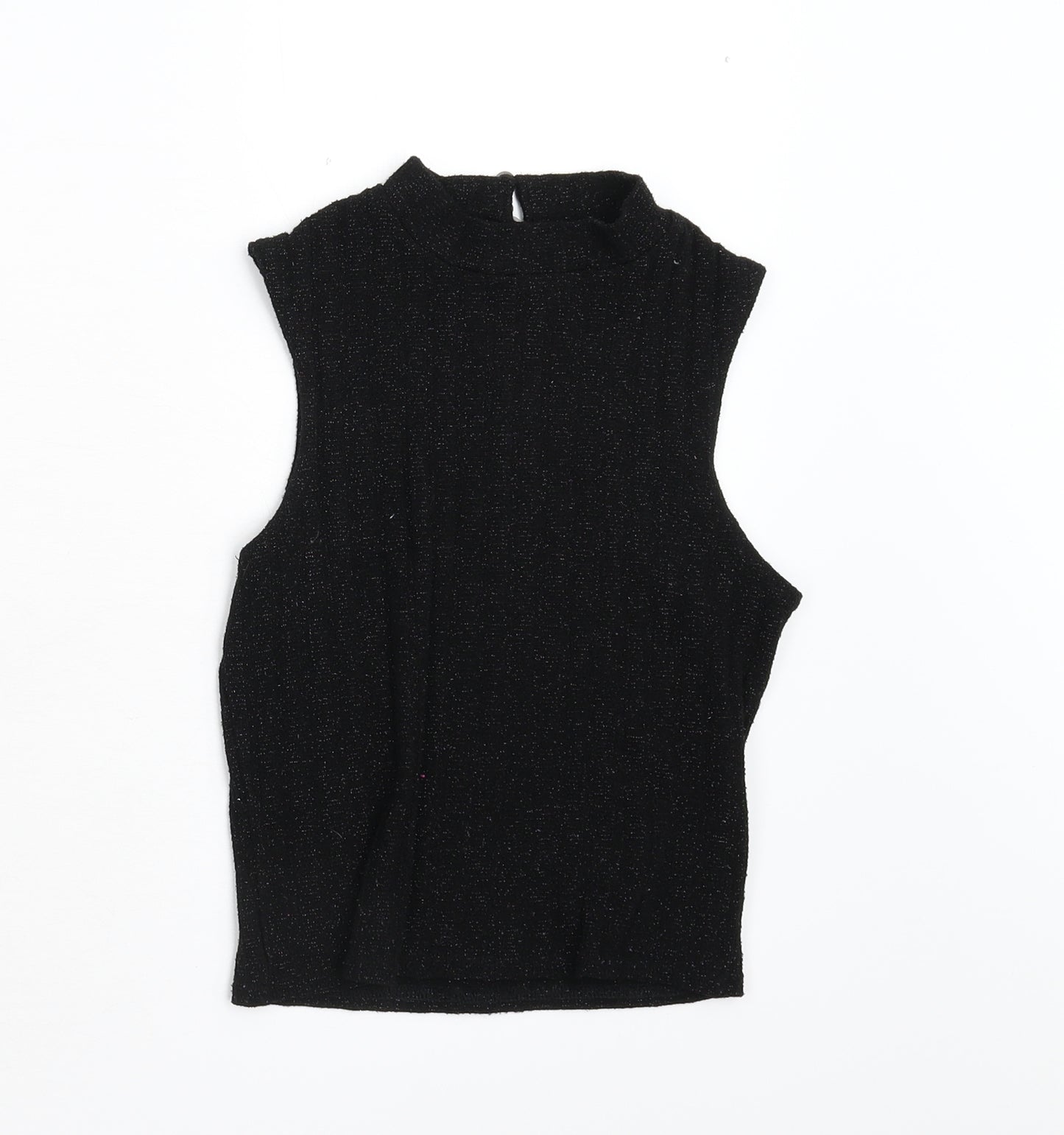 New Look 915 Girls Black  Knit Pullover Jumper Size 12-13 Years