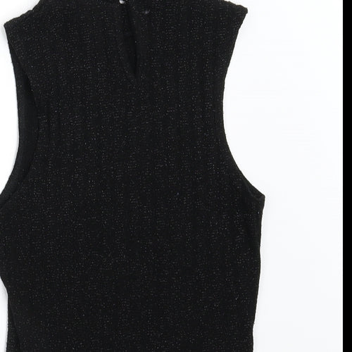 New Look 915 Girls Black  Knit Pullover Jumper Size 12-13 Years
