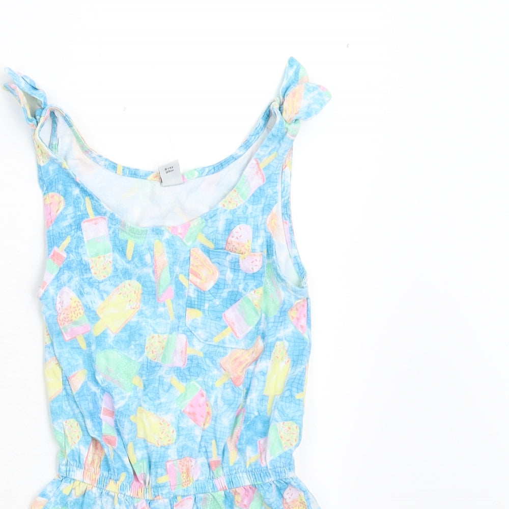 TU Girls Blue   Playsuit One-Piece Size 8 Years