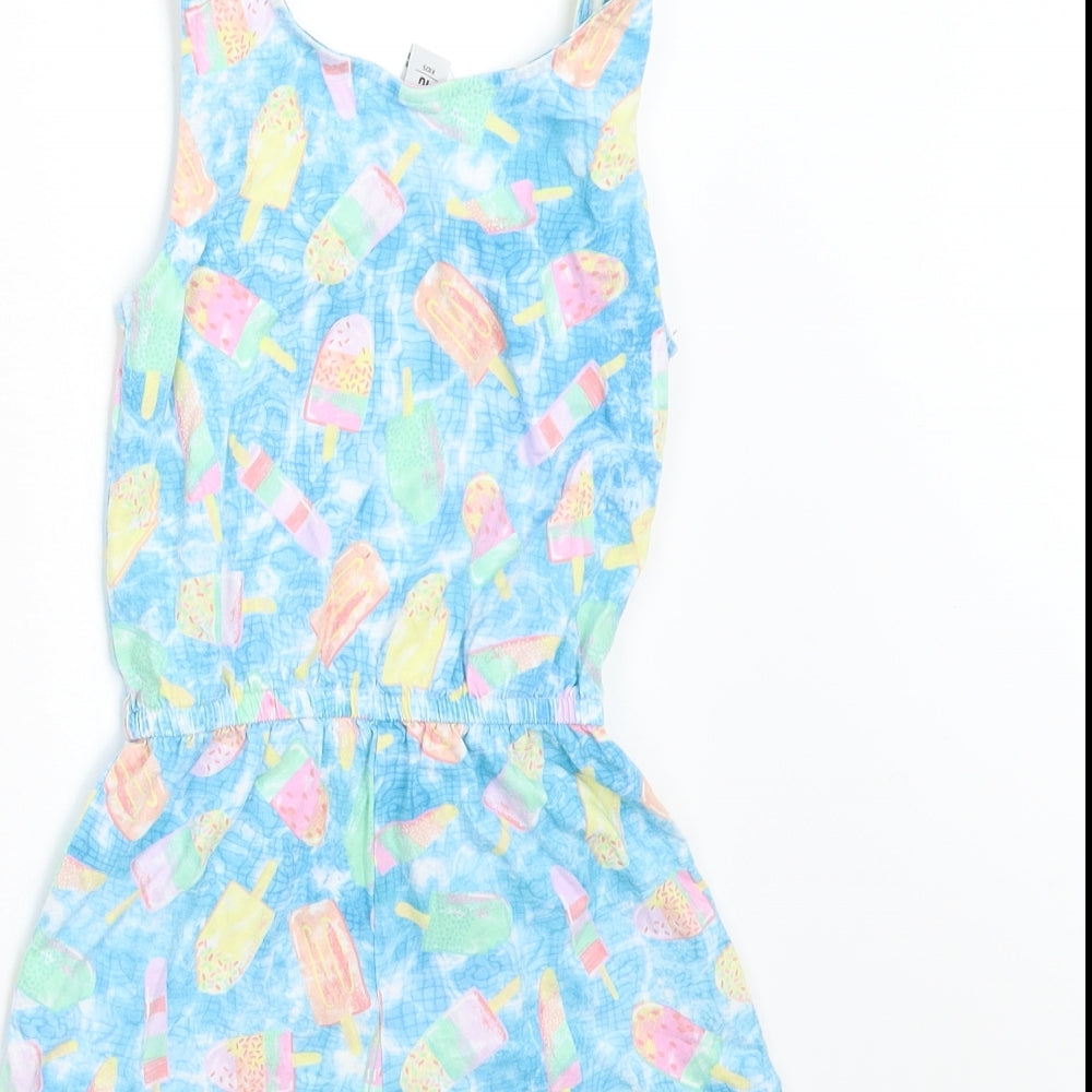 TU Girls Blue   Playsuit One-Piece Size 8 Years