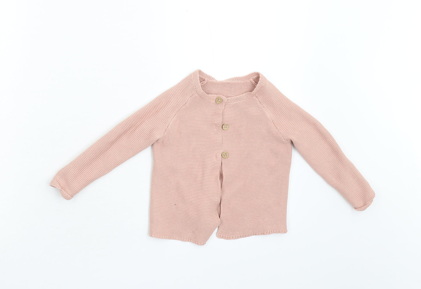 George Baby Pink  Knit Cardigan Jumper Size 9-12 Months