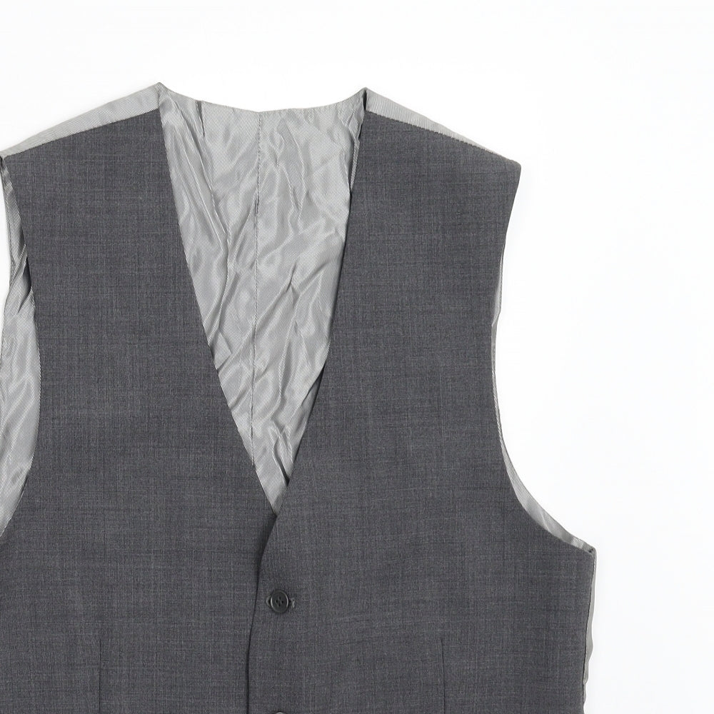 Skopes Womens Grey    Suit Waistcoat Size 38