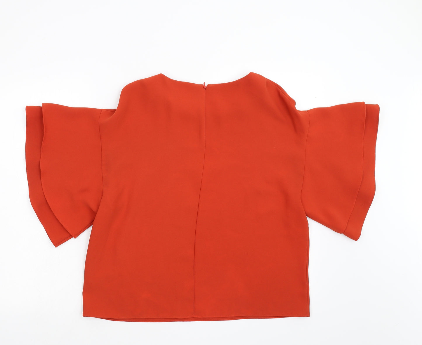 H&M Womens Orange   Basic Blouse Size 10