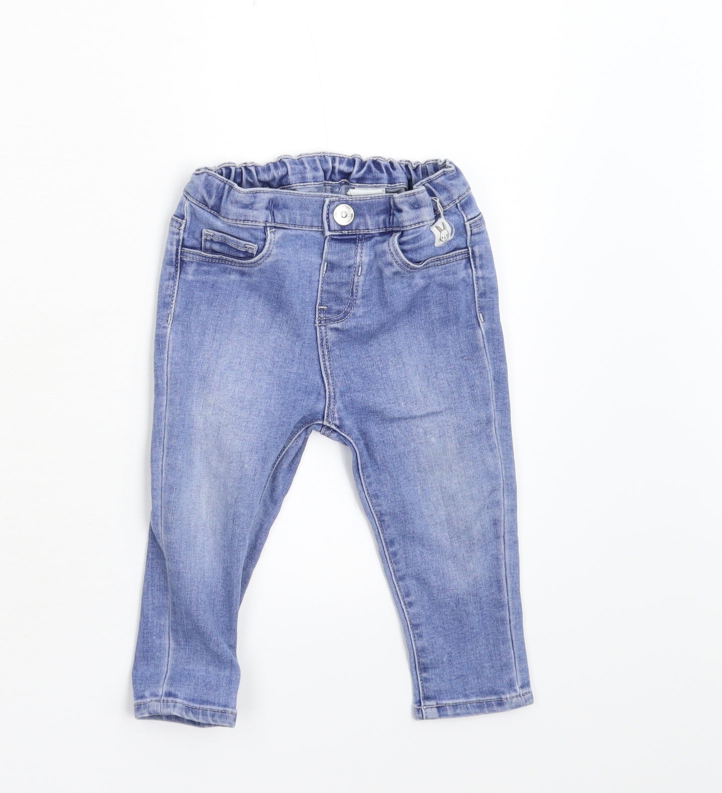 H&M Baby Blue  Denim  Jeans Size 9-12 Months