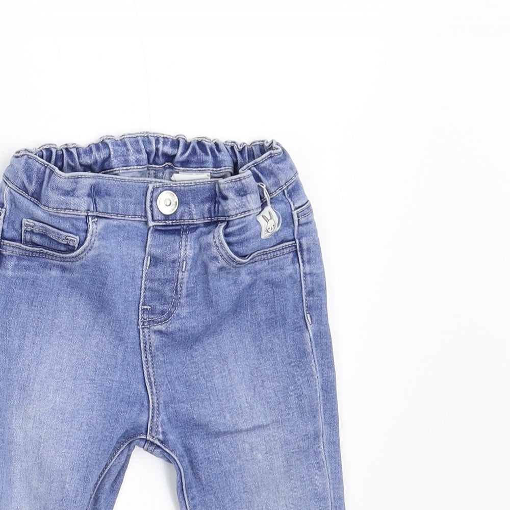 H&M Baby Blue  Denim  Jeans Size 9-12 Months