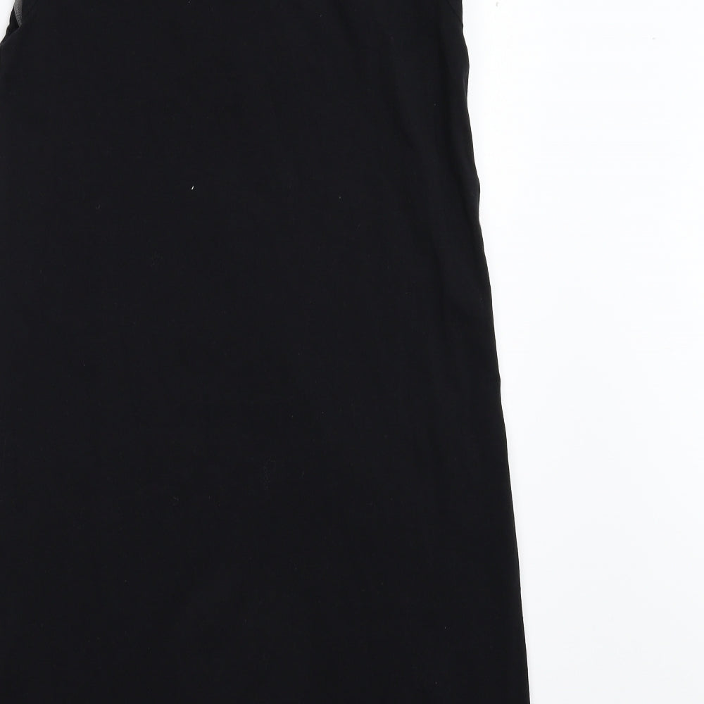 NEXT Womens Black   T-Shirt Dress  Size 14
