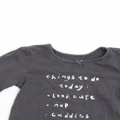 George Baby Grey   Basic T-Shirt Size 9-12 Months