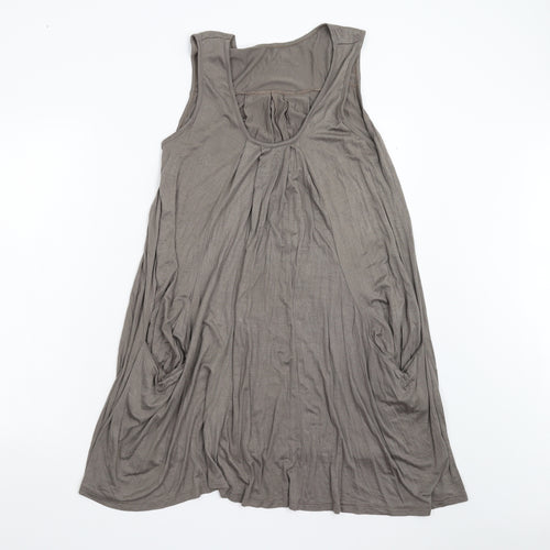 Preworn Womens Brown   T-Shirt Dress  Size M
