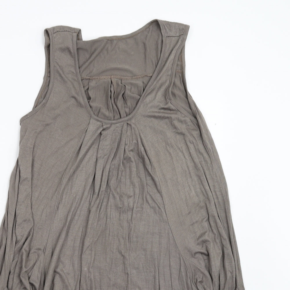 Preworn Womens Brown   T-Shirt Dress  Size M