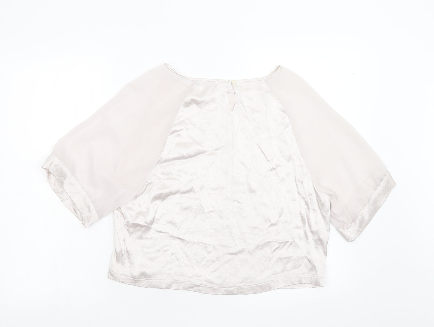 Papaya Womens Silver   Basic Blouse Size 10