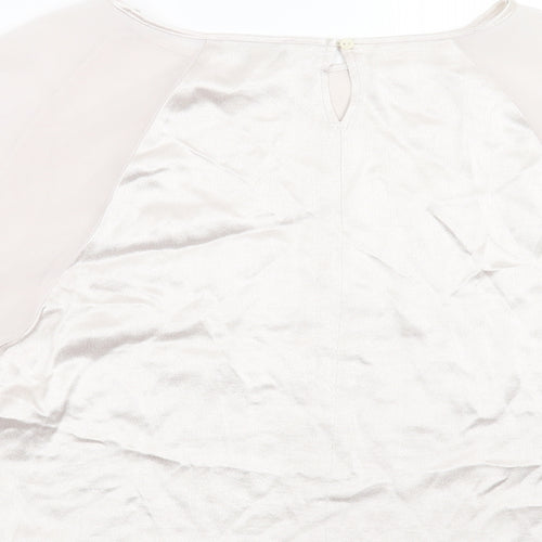 Papaya Womens Silver   Basic Blouse Size 10