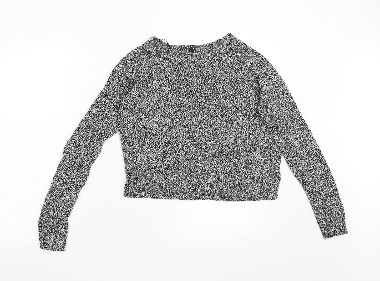 Divided Womens Grey  Knit Pullover Jumper Size XS