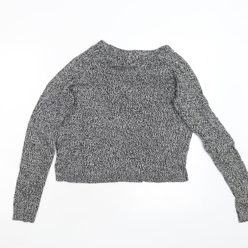 Divided Womens Grey  Knit Pullover Jumper Size XS
