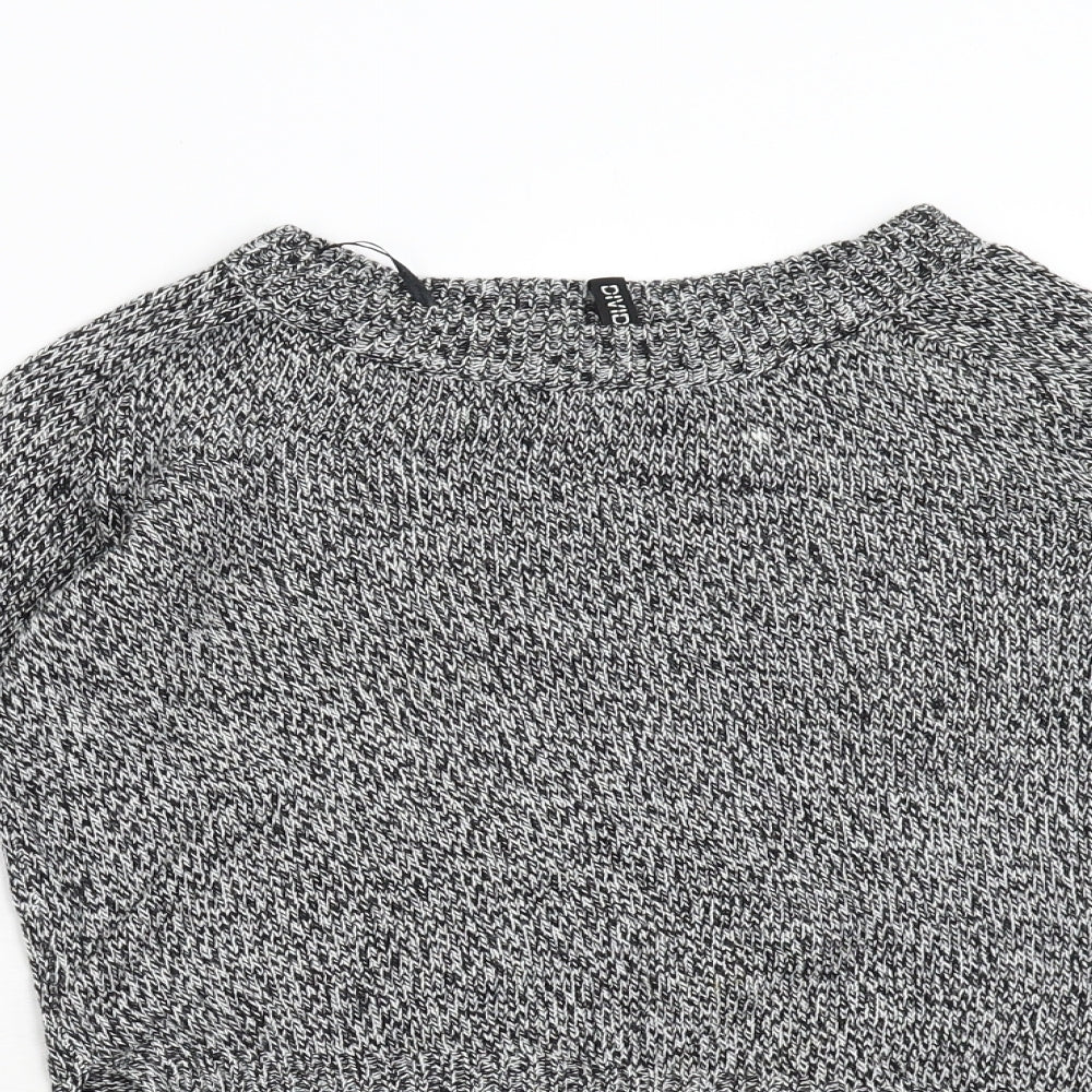 Divided Womens Grey  Knit Pullover Jumper Size XS