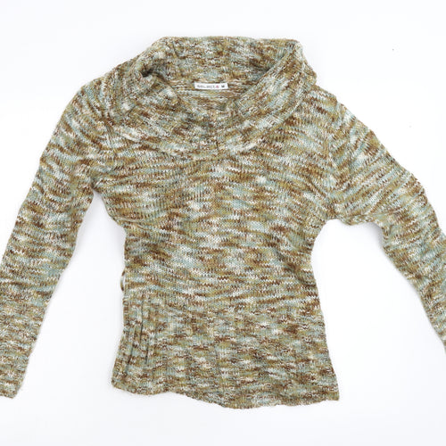 Select Womens Green  Knit Pullover Jumper Size M