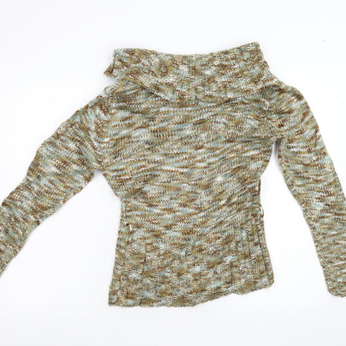 Select Womens Green  Knit Pullover Jumper Size M