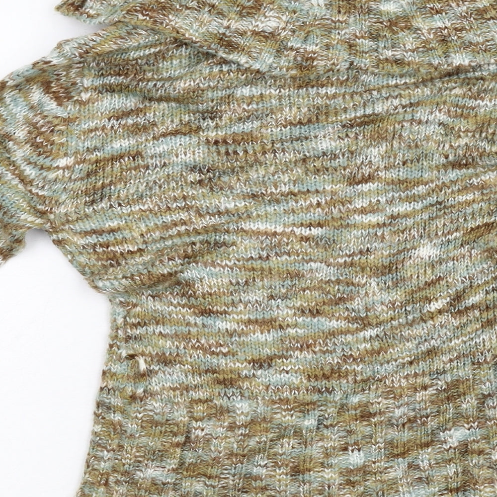 Select Womens Green  Knit Pullover Jumper Size M