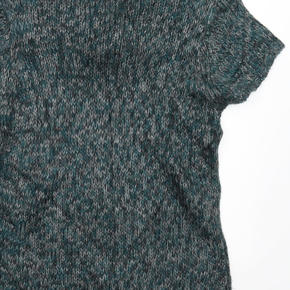 R Womens Green  Knit Pullover Jumper Size M