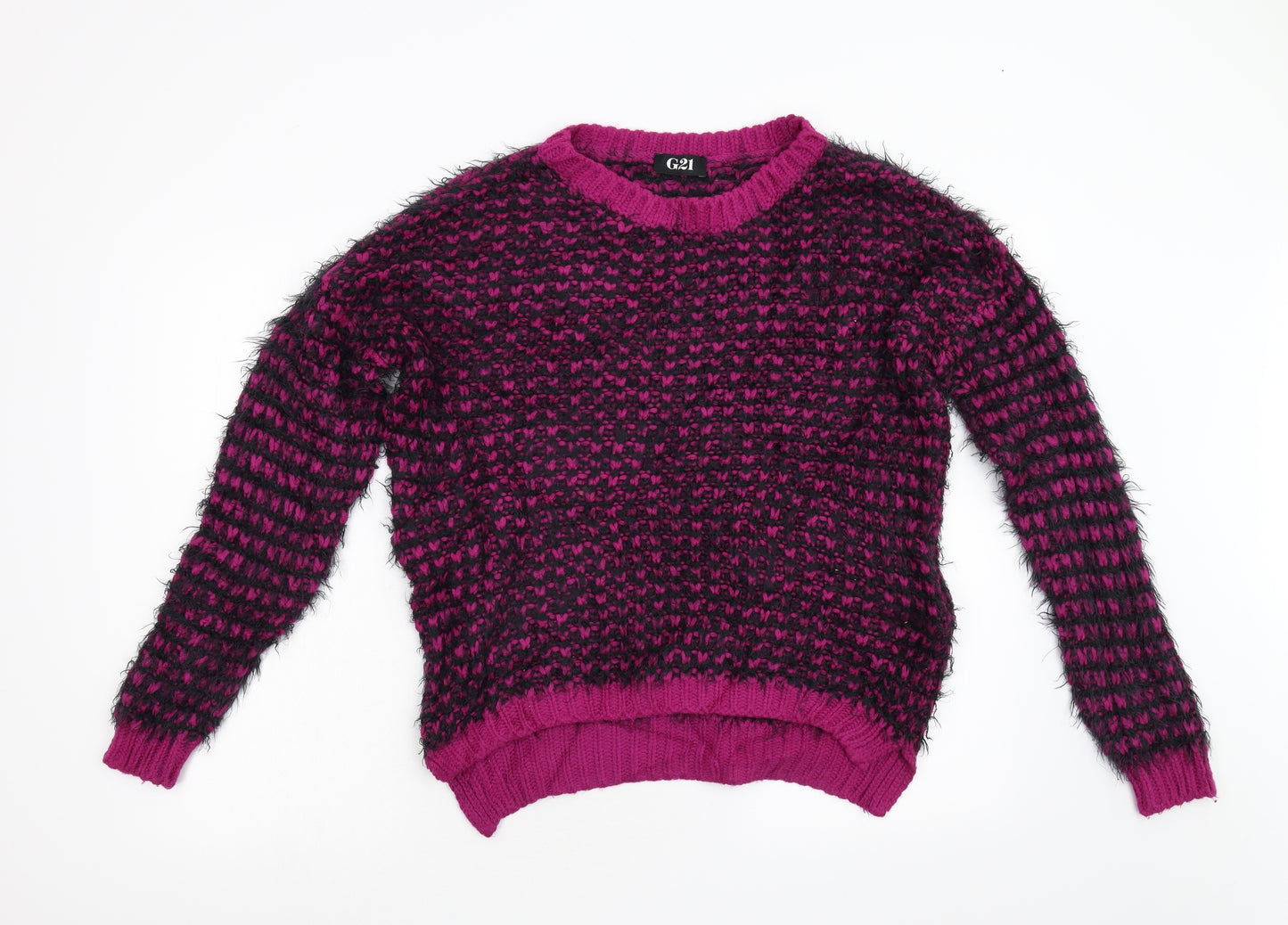 George Womens Pink  Knit Pullover Jumper Size 10