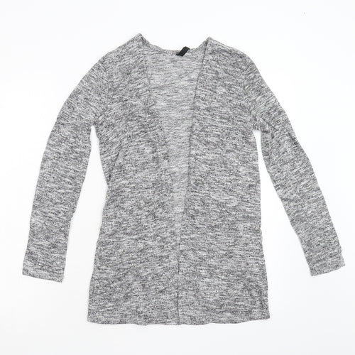 Divided Womens Grey  Knit Cardigan Jumper Size XS