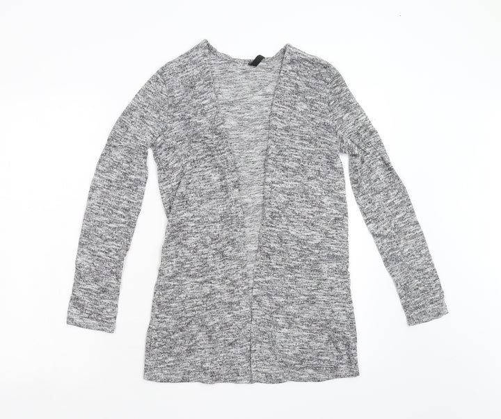 Divided Womens Grey  Knit Cardigan Jumper Size XS